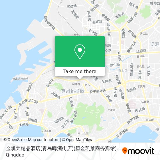 金凯莱精品酒店(青岛啤酒街店)(原金凯莱商务宾馆) map