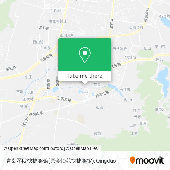 青岛琴院快捷宾馆(原金怡苑快捷宾馆) map