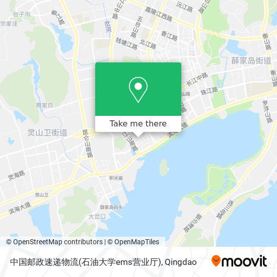 中国邮政速递物流(石油大学ems营业厅) map