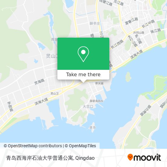 青岛西海岸石油大学普通公寓 map