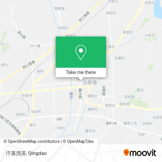 汗蒸洗浴 map