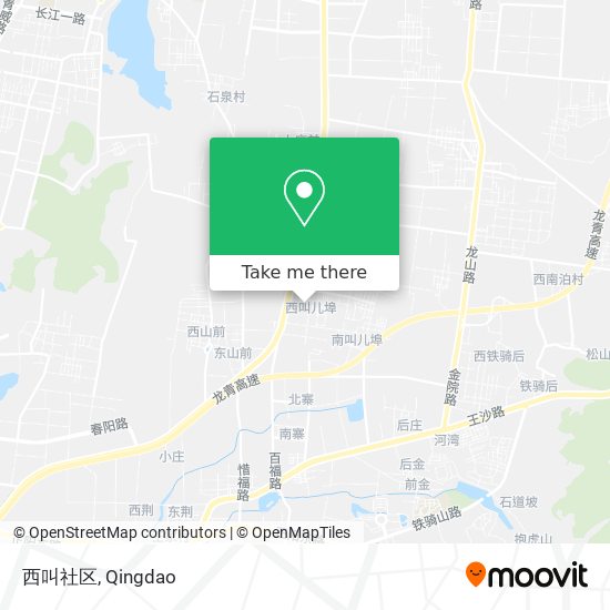西叫社区 map
