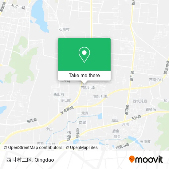 西叫村二区 map