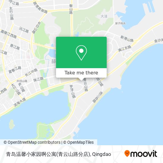 青岛温馨小家园啊公寓(青云山路分店) map