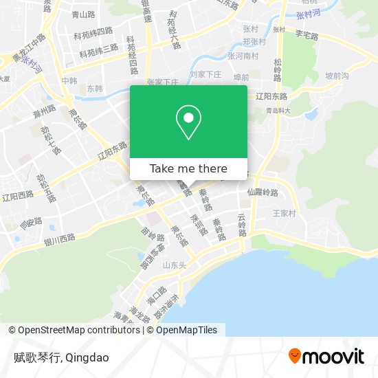 赋歌琴行 map