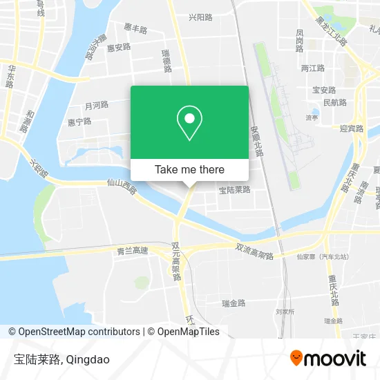 宝陆莱路 map