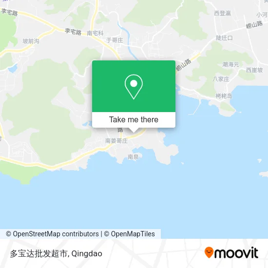 多宝达批发超市 map
