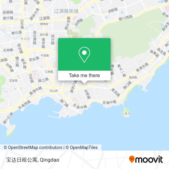 宝达日租公寓 map