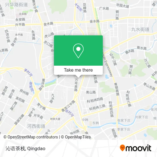 沁语茶栈 map