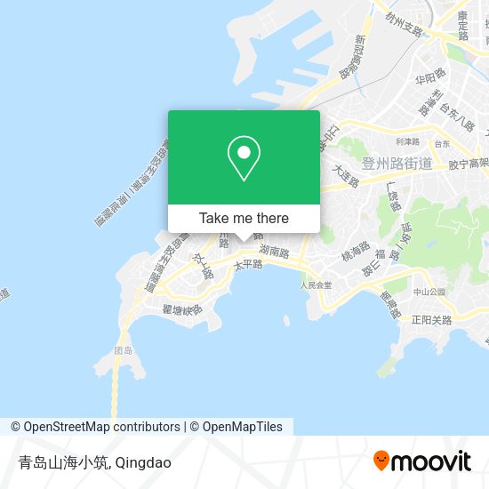 青岛山海小筑 map