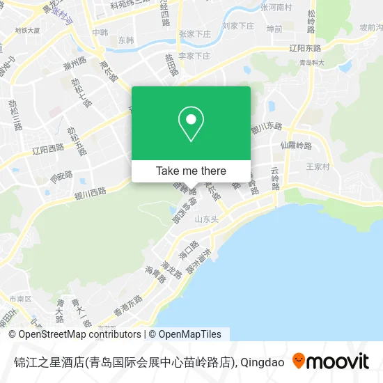 锦江之星酒店(青岛国际会展中心苗岭路店) map