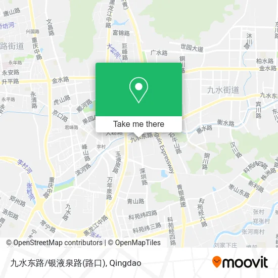 九水东路/银液泉路(路口) map
