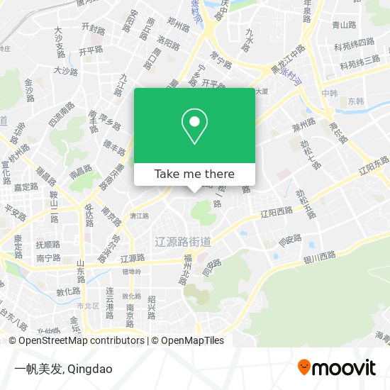一帆美发 map