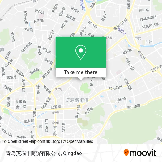青岛英瑞丰商贸有限公司 map