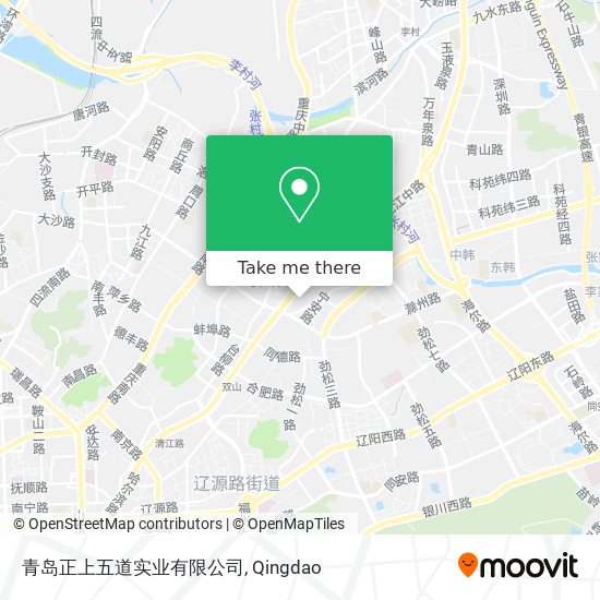 青岛正上五道实业有限公司 map