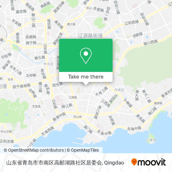 山东省青岛市市南区高邮湖路社区居委会 map