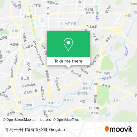 青岛开开门窗有限公司 map