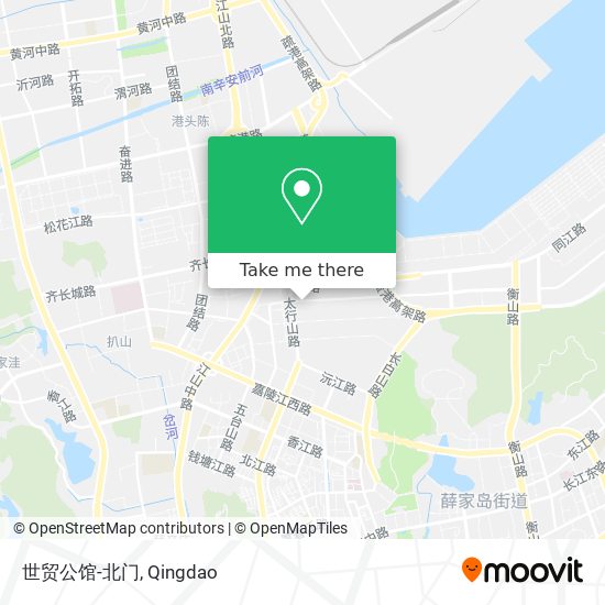 世贸公馆-北门 map