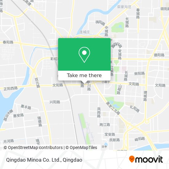 Qingdao Minoa Co. Ltd. map