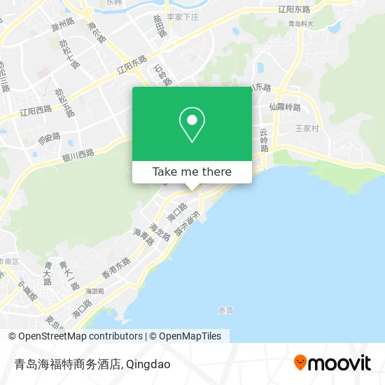 青岛海福特商务酒店 map