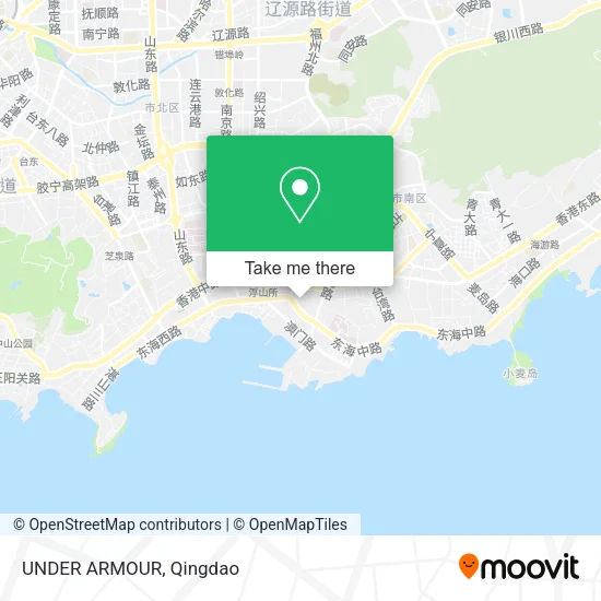 UNDER ARMOUR map
