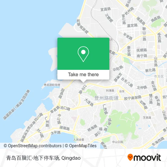 青岛百脑汇-地下停车场 map