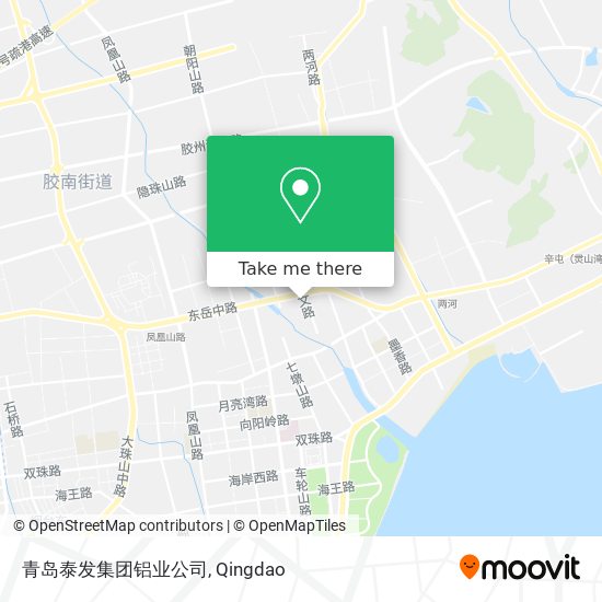 青岛泰发集团铝业公司 map