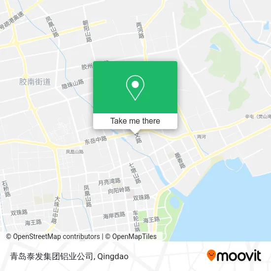 青岛泰发集团铝业公司 map