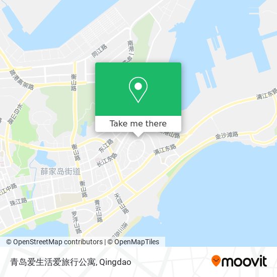 青岛爱生活爱旅行公寓 map