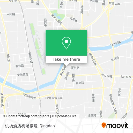 机场酒店机场接送 map