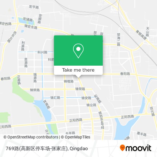 769路(高新区停车场-张家庄) map