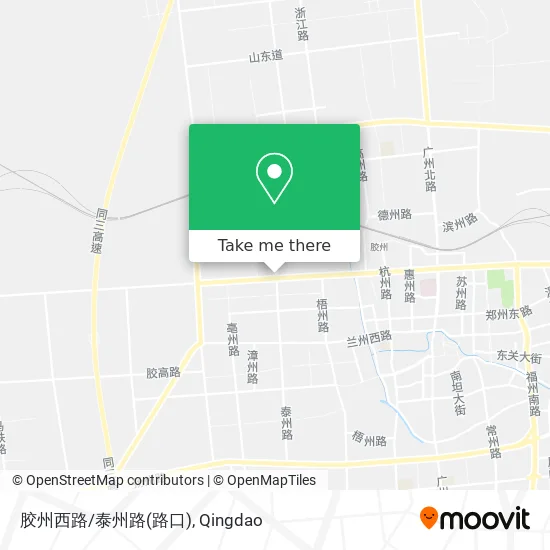 胶州西路/泰州路(路口) map