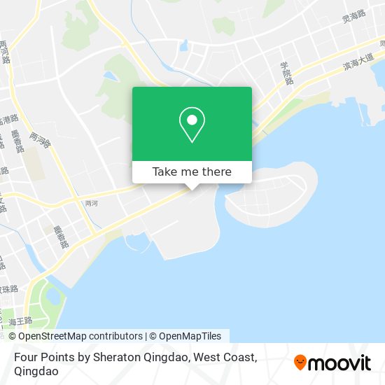 Four Points by Sheraton Qingdao, West Coast map
