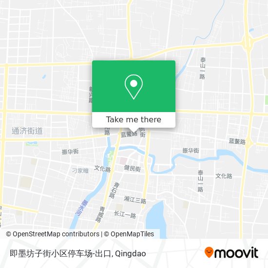 即墨坊子街小区停车场-出口 map