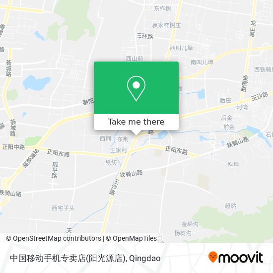 中国移动手机专卖店(阳光源店) map