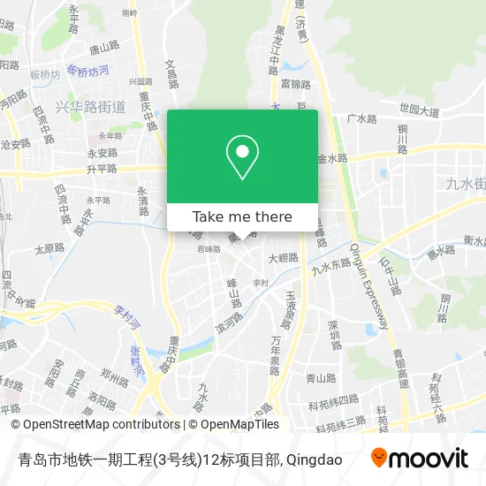 青岛市地铁一期工程(3号线)12标项目部 map