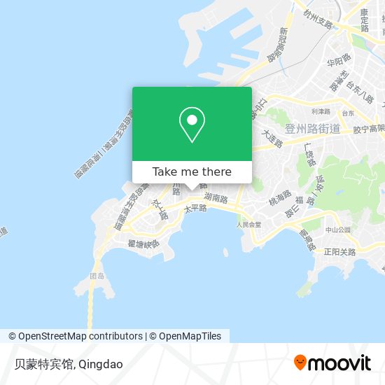 贝蒙特宾馆 map
