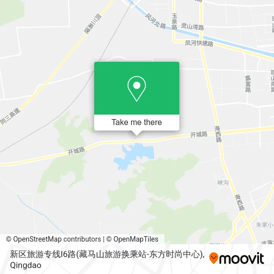 新区旅游专线l6路(藏马山旅游换乘站-东方时尚中心) map