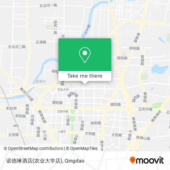 诺德琳酒店(农业大学店) map