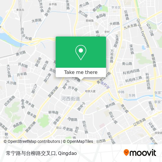 常宁路与台柳路交叉口 map