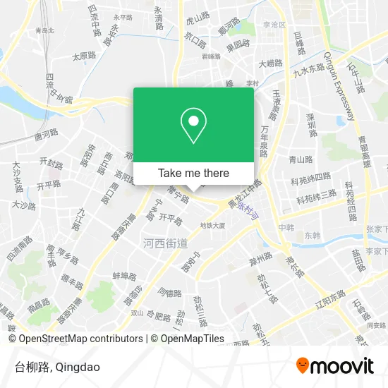 台柳路 map