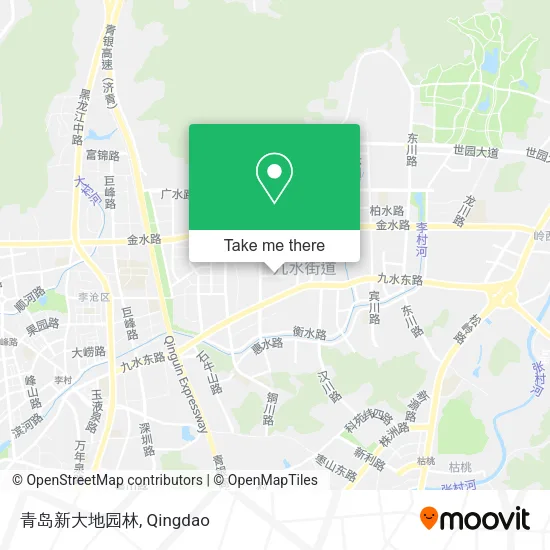 青岛新大地园林 map