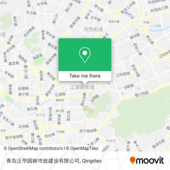 青岛泛华园林市政建设有限公司 map