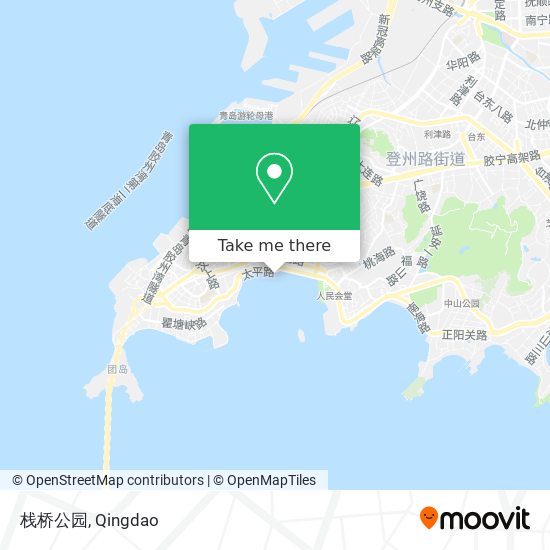 栈桥公园 map