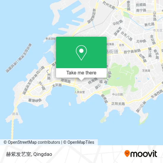 赫紫发艺室 map