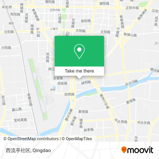 西流亭社区 map