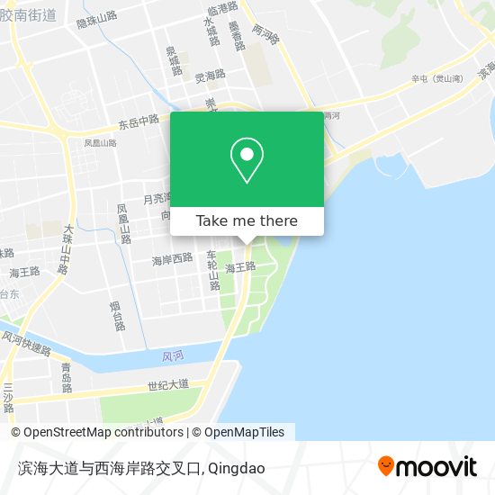 滨海大道与西海岸路交叉口 map