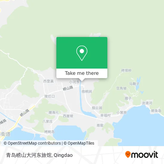 青岛崂山大河东旅馆 map