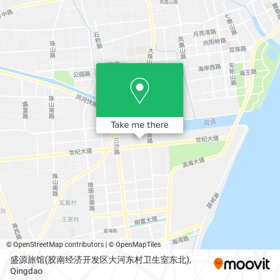 盛源旅馆(胶南经济开发区大河东村卫生室东北) map