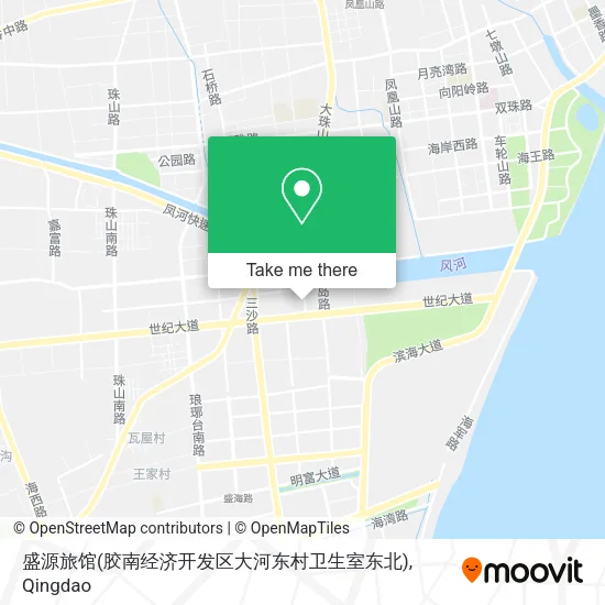 盛源旅馆(胶南经济开发区大河东村卫生室东北) map